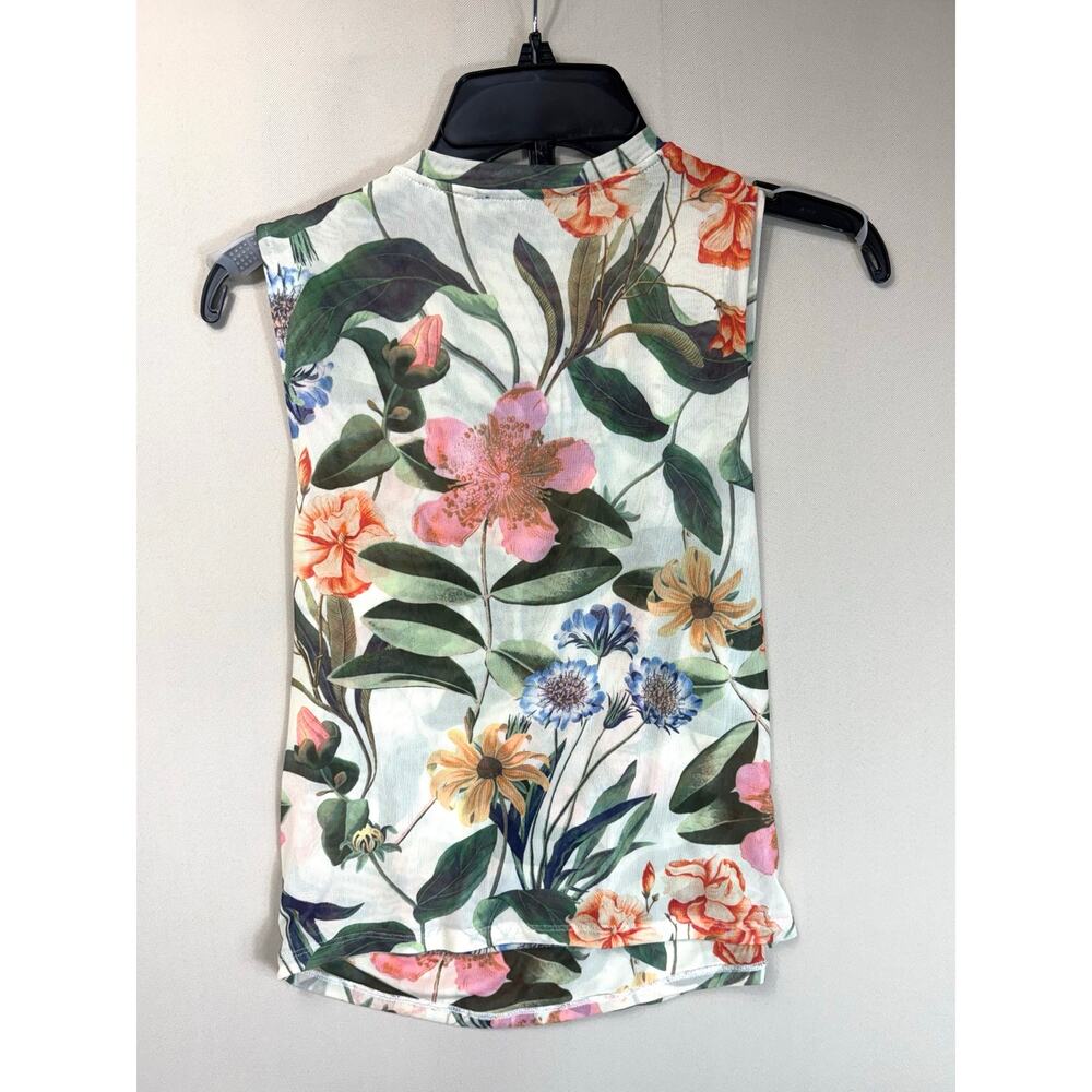 Caballero Devi mesh Floral yellow Top Xl - Picture 5 of 5